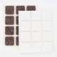 Felt Chair Pads, Self Adhesive Pads in Squared shape for all kind of Furniture